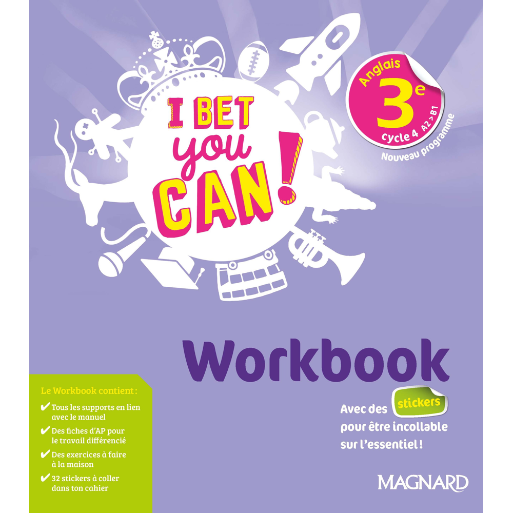 I Bet You Can! Anglais 3e (2020) - Workbook (Broché)