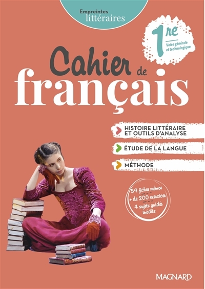 Empreintes littéraires Français 1re (2021) - Cahier consommable – Élève (Broché)