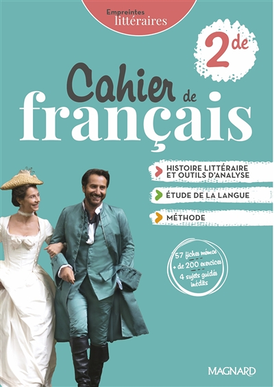Empreintes littéraires Français 2de (2021) - Cahier consommable – Élève (Broché)