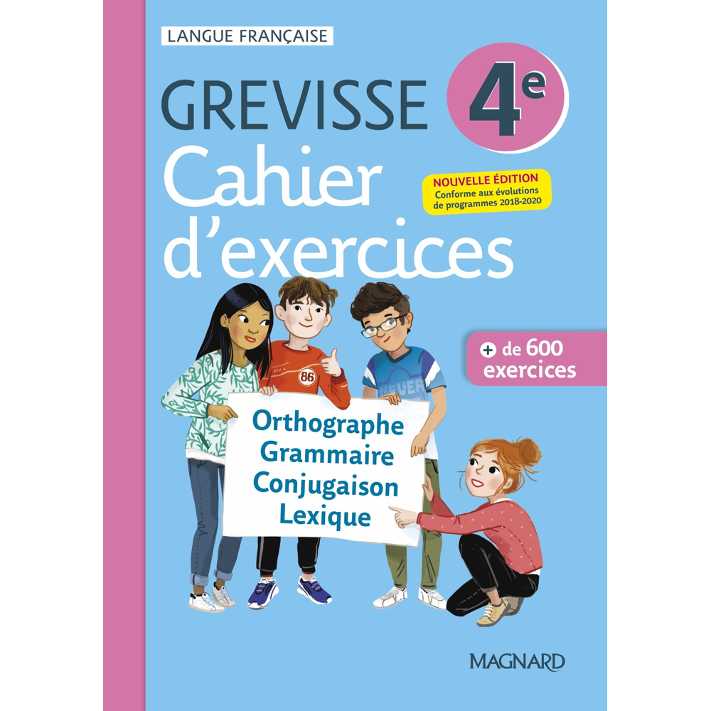Cahier Grevisse 4e (2021) (Broché)