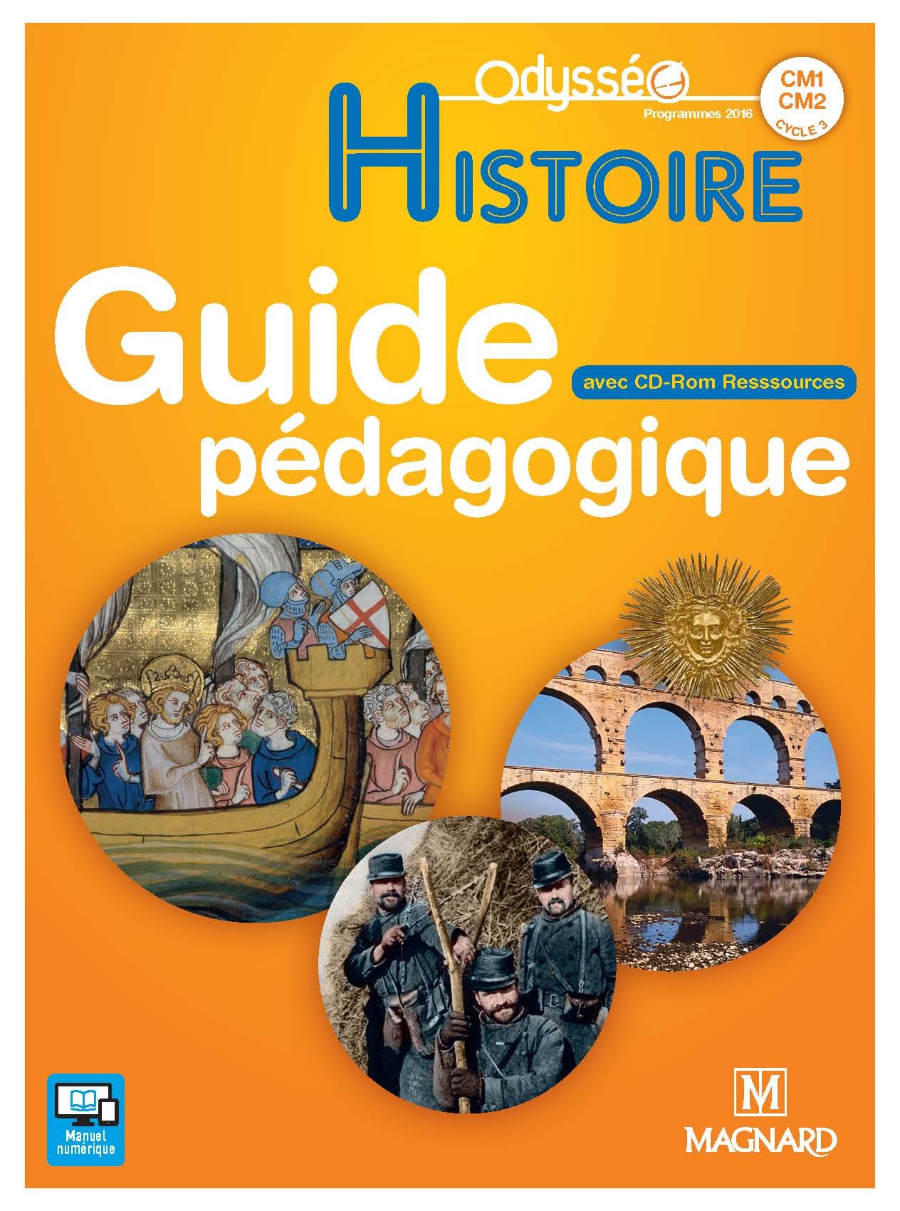 Odysséo Histoire CM1-CM2 (2017) - Banque de ressources sur CD-Rom avec guide pédagogique papier (Bro