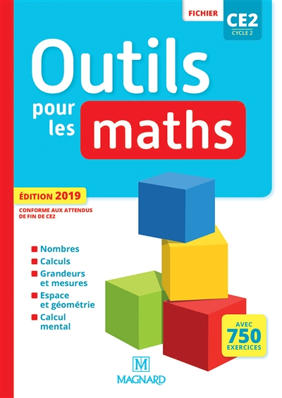 Outils pour les Maths CE2 (2019) - Fichier de l'élève (Broché)