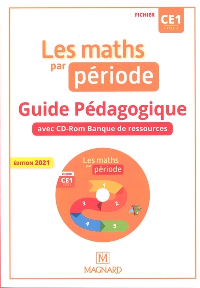 Outils pour les Maths CE1 (2021) - Les Maths par période - Guide pédagogique avec CD-Rom banque de r