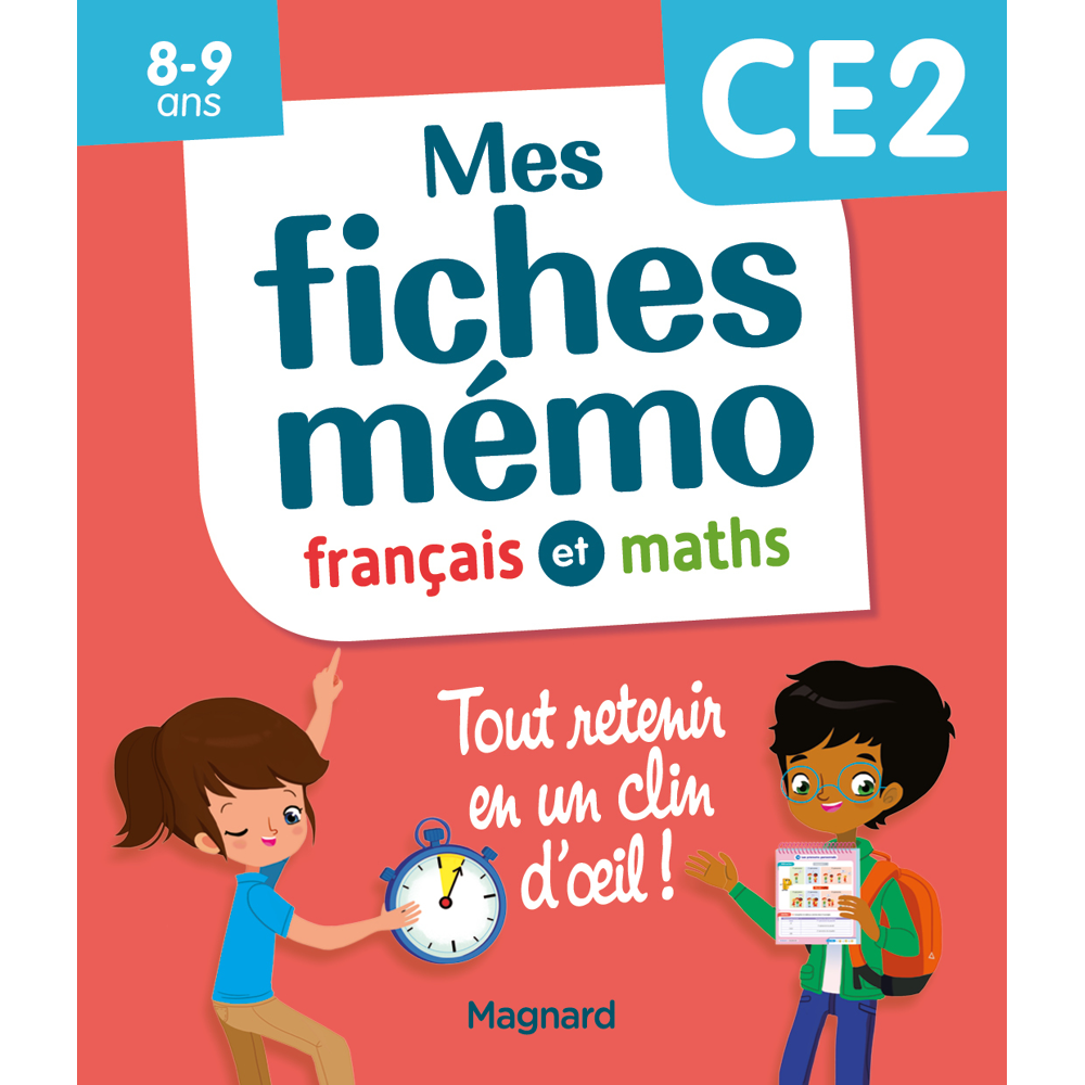 Mes fiches mémo Français et Maths CE2 - Tout retenir en un clin d'oeil (Broché)