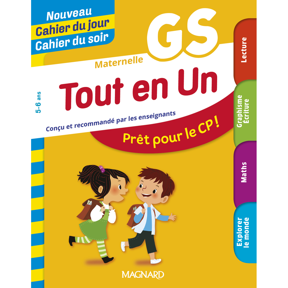 Tout en Un GS - Leçons, méthodes et exercices - Nouveau Cahier du jour Cahier du soir - Toutes les m