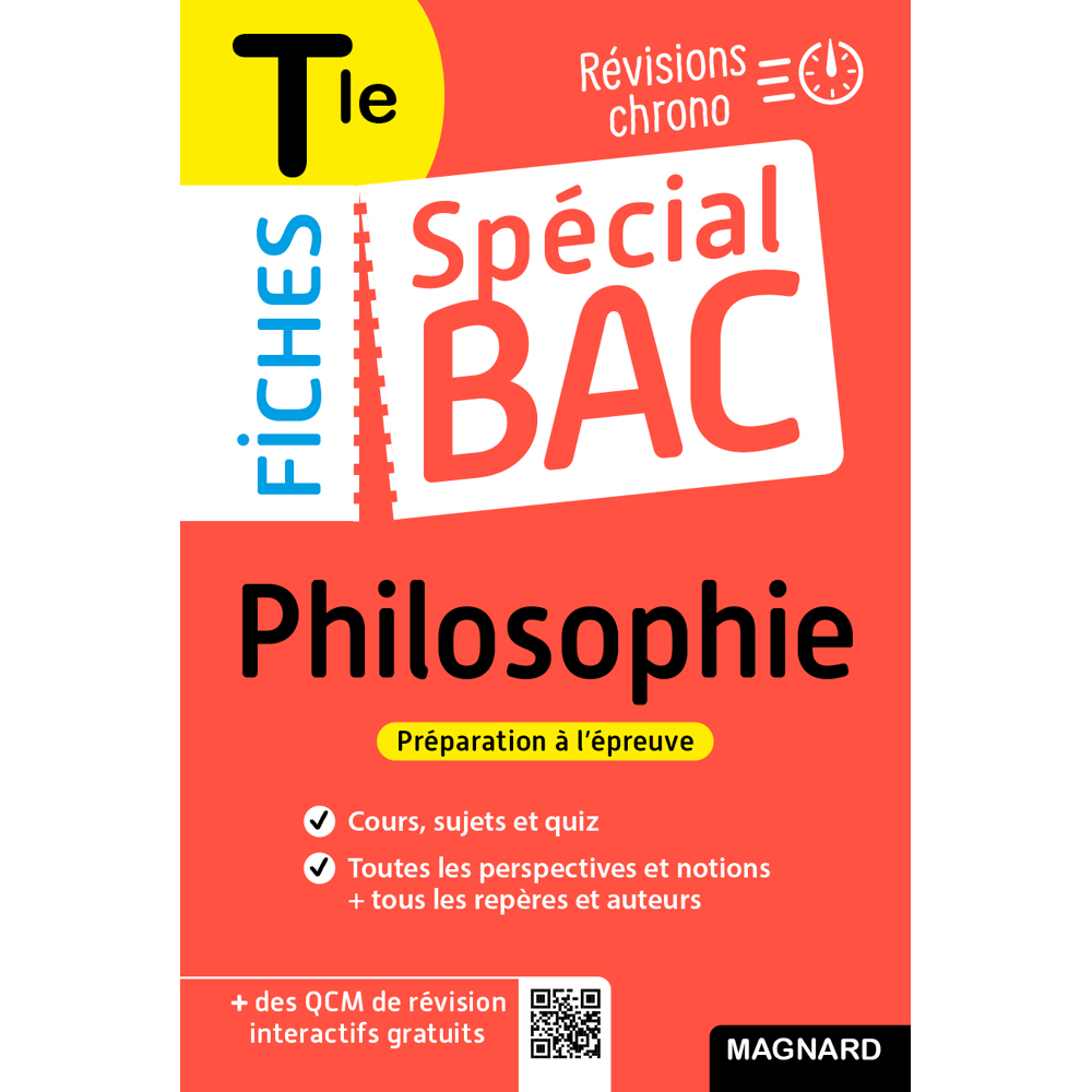 Spécial Bac Fiches Philosophie Tle Bac 2024 - Tout le programme en 57 fiches, schémas-bilans et quiz