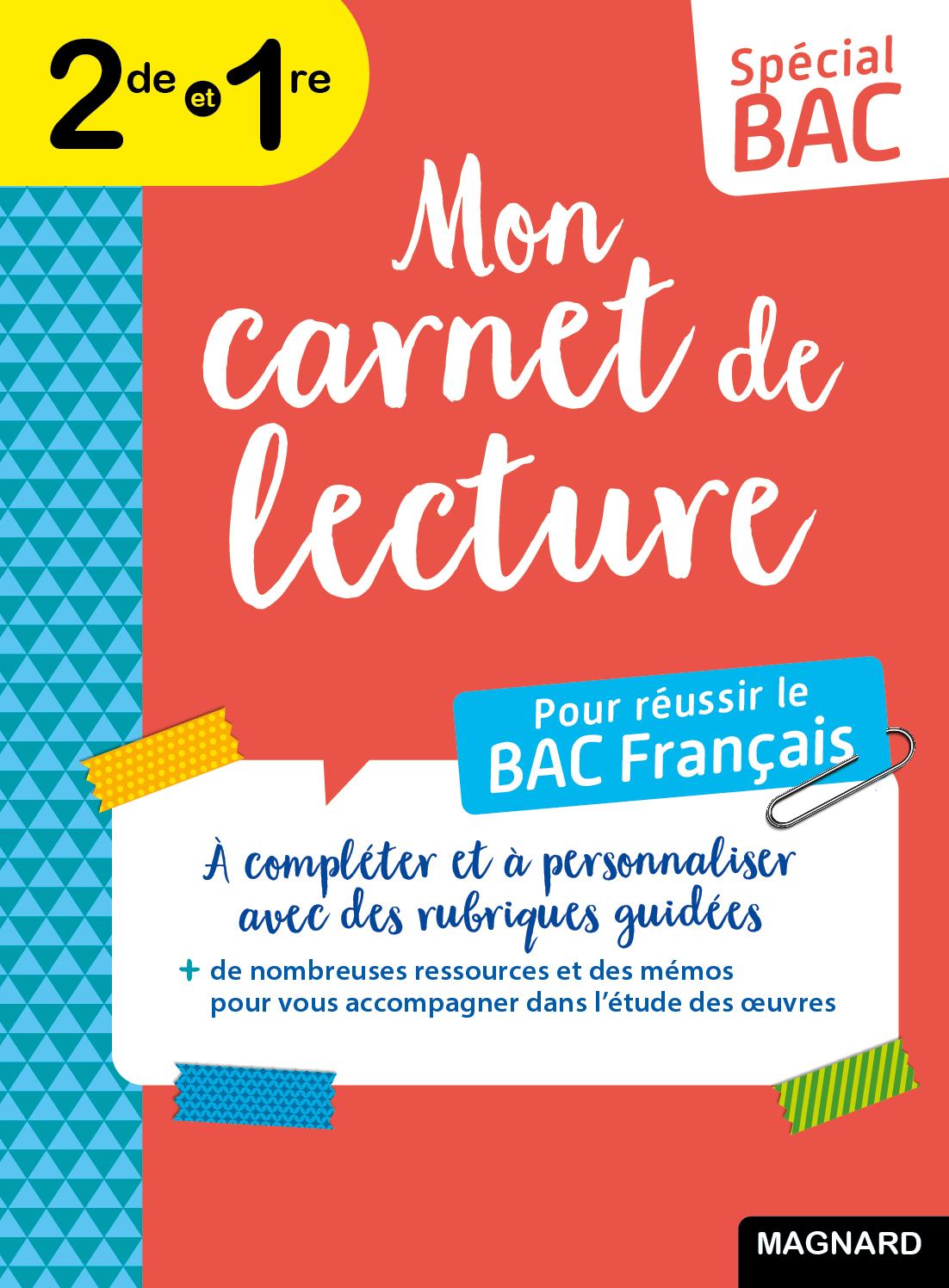 Spécial Bac Mon carnet de lecture Bac Français 2024 - Toutes mes lectures en un seul carnet ! (Broch