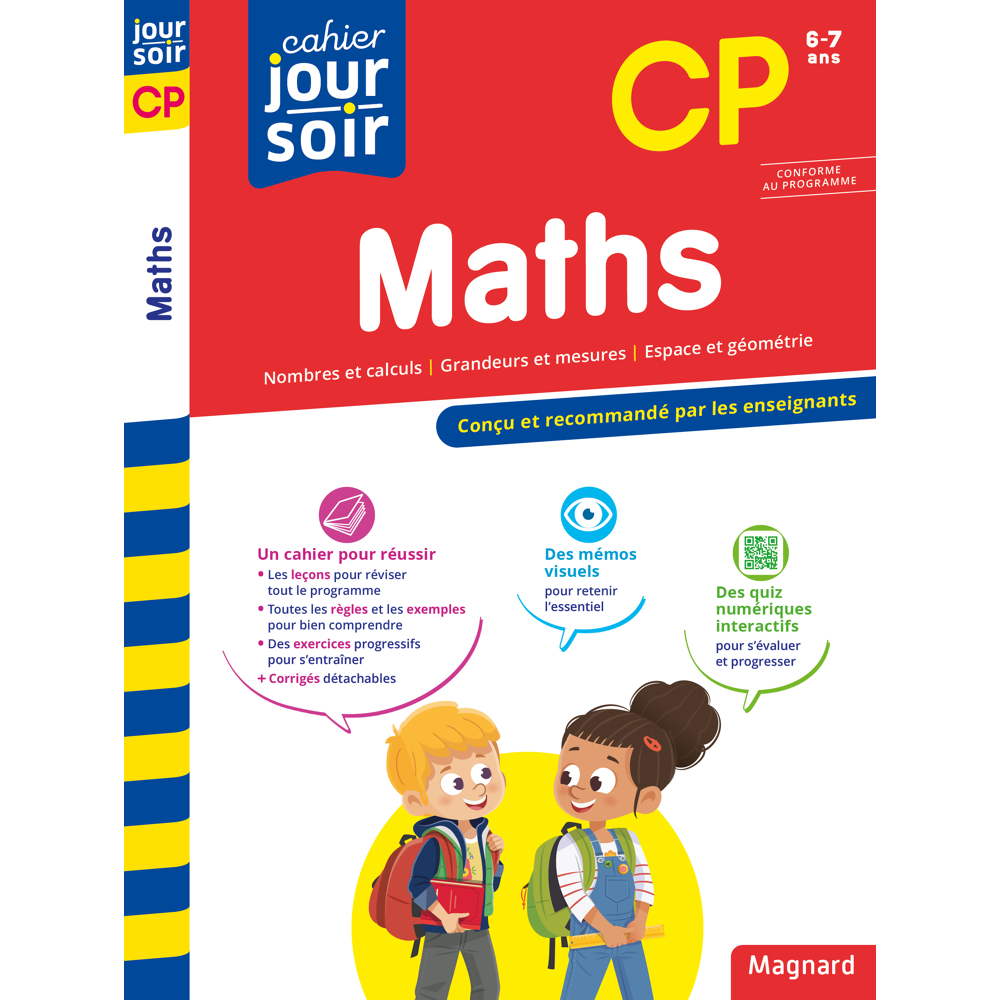 Maths CP - Cahier Jour Soir - Conçu et recommandé par les enseignants (Broché)