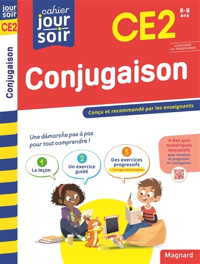 Conjugaison CE2 - Cahier Jour Soir - Conçu et recommandé par les enseignants (Broché)