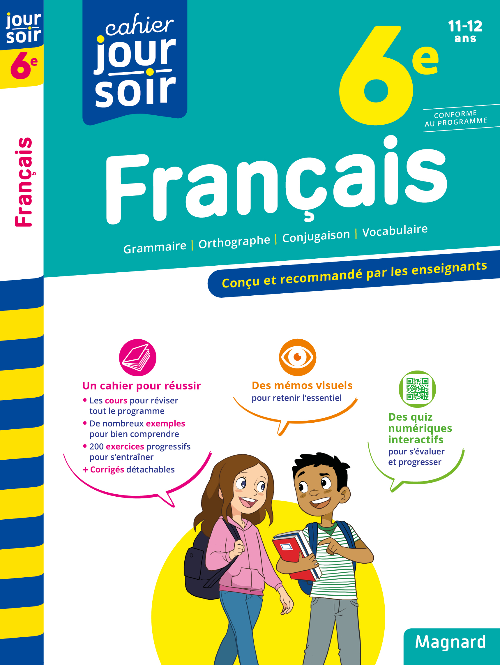 Français 6e - Cahier Jour Soir - Conçu et recommandé par les enseignants (Broché)