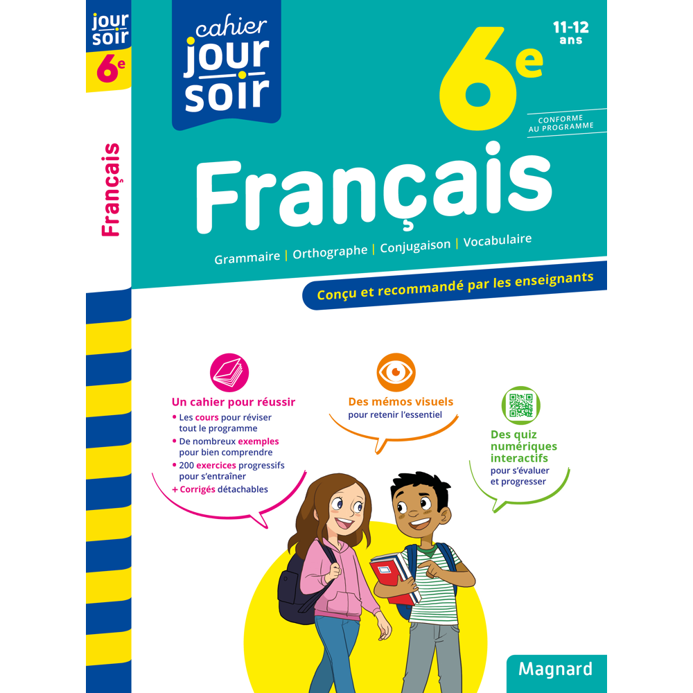 Français 6e - Cahier Jour Soir - Conçu et recommandé par les enseignants (Broché)