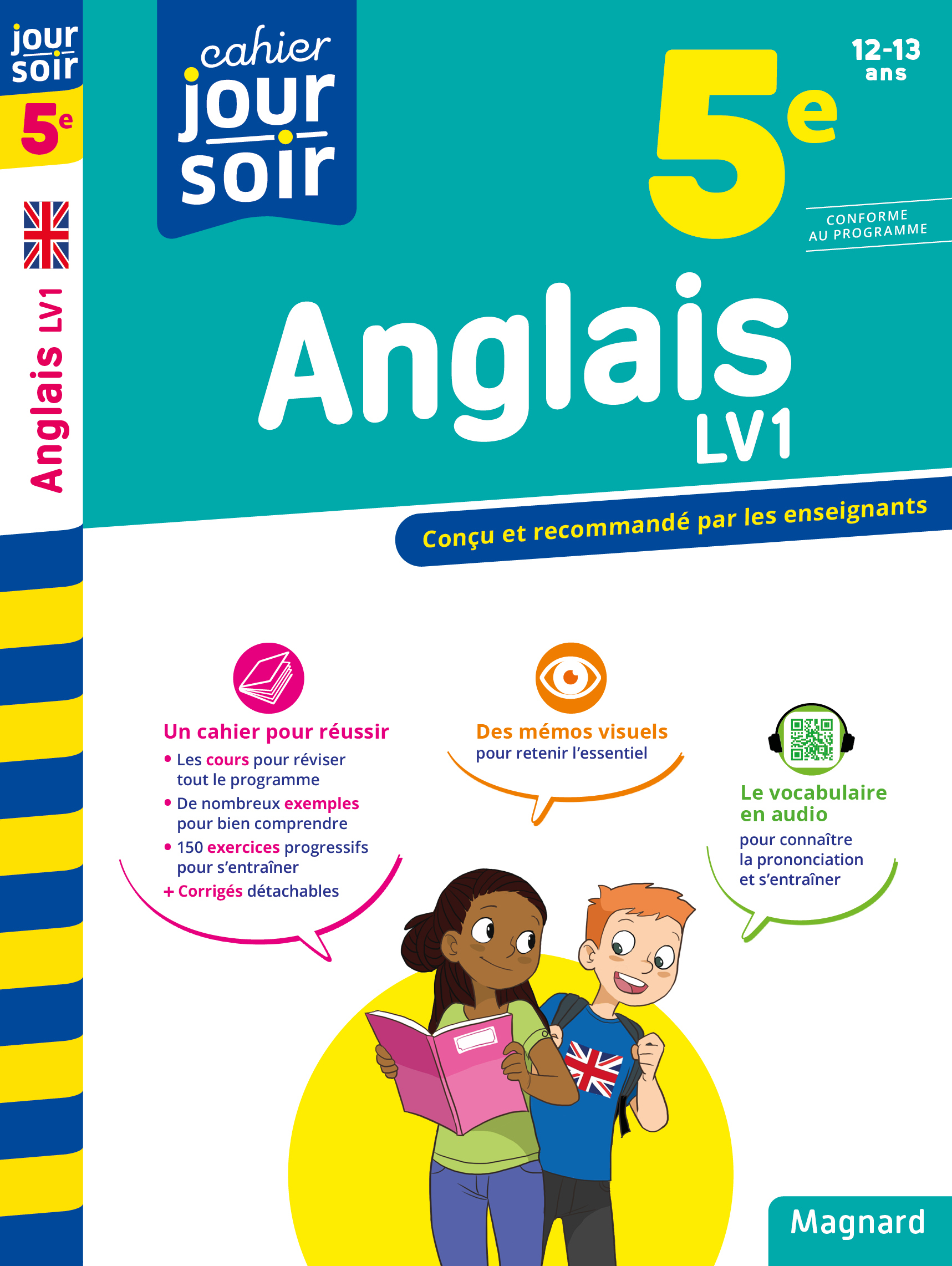 Anglais 5e LV1 - Cahier Jour Soir - Conçu et recommandé par les enseignants (Broché)