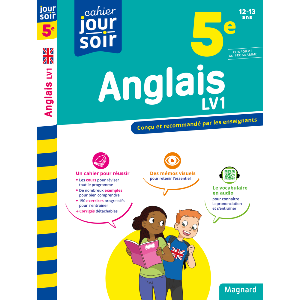 Anglais 5e LV1 - Cahier Jour Soir - Conçu et recommandé par les enseignants (Broché)