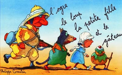 L'OGRE LE LOUP LA PETITE FILLE ET LE GATEAU (Jeunesse)