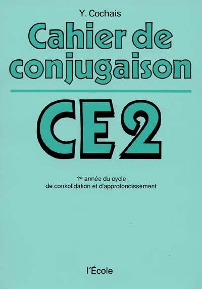 cahier de conjugaison ce2 (Broché)