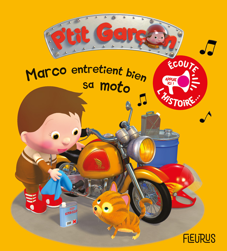 Marco entretient bien sa moto (Livre lu)