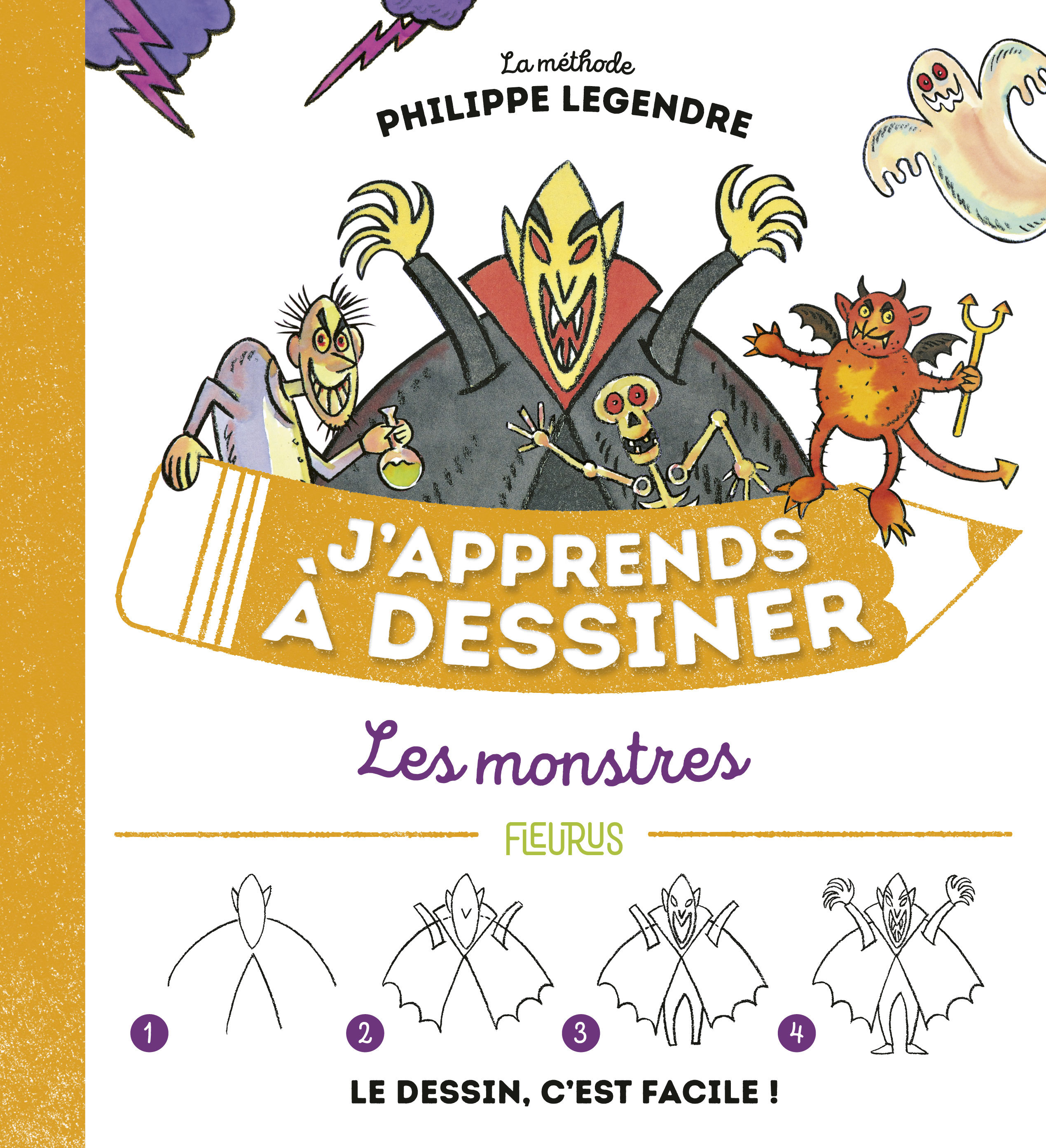 J'apprends à dessiner les monstres (Jeunesse)