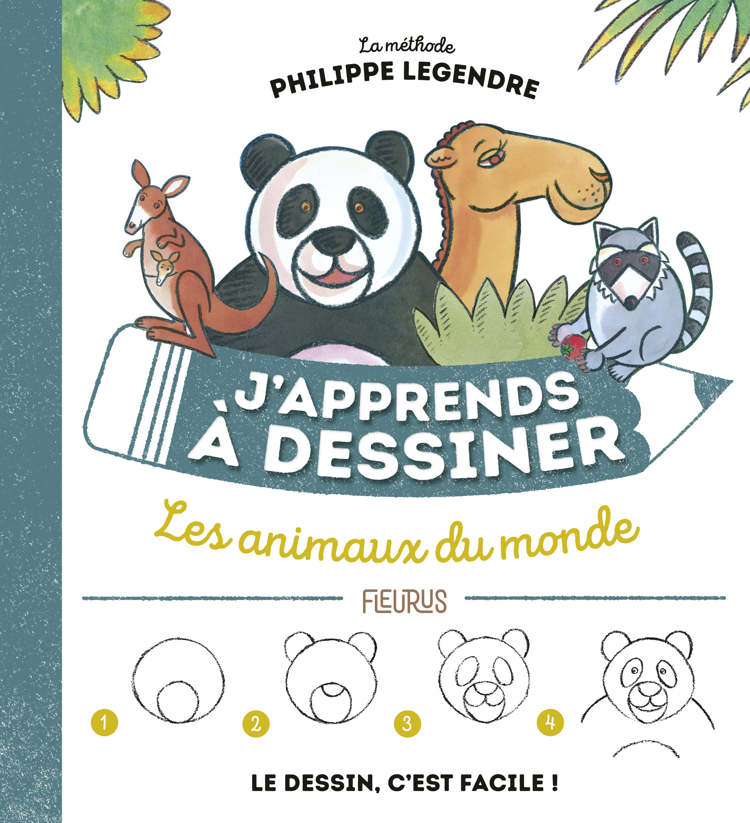 J'apprends à dessiner les animaux du monde (Jeunesse)
