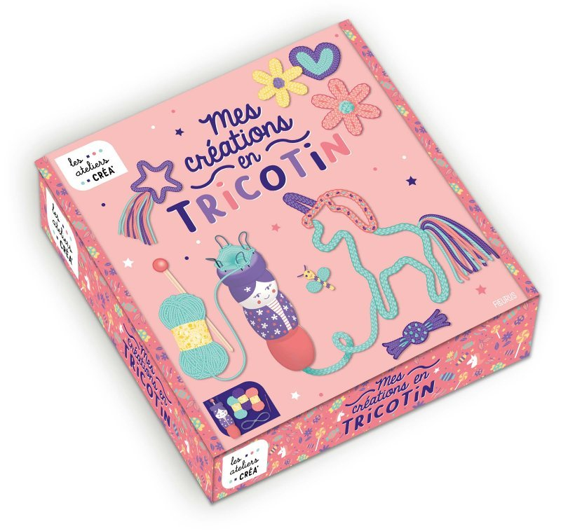 Mes créations en tricotin (Coffret)