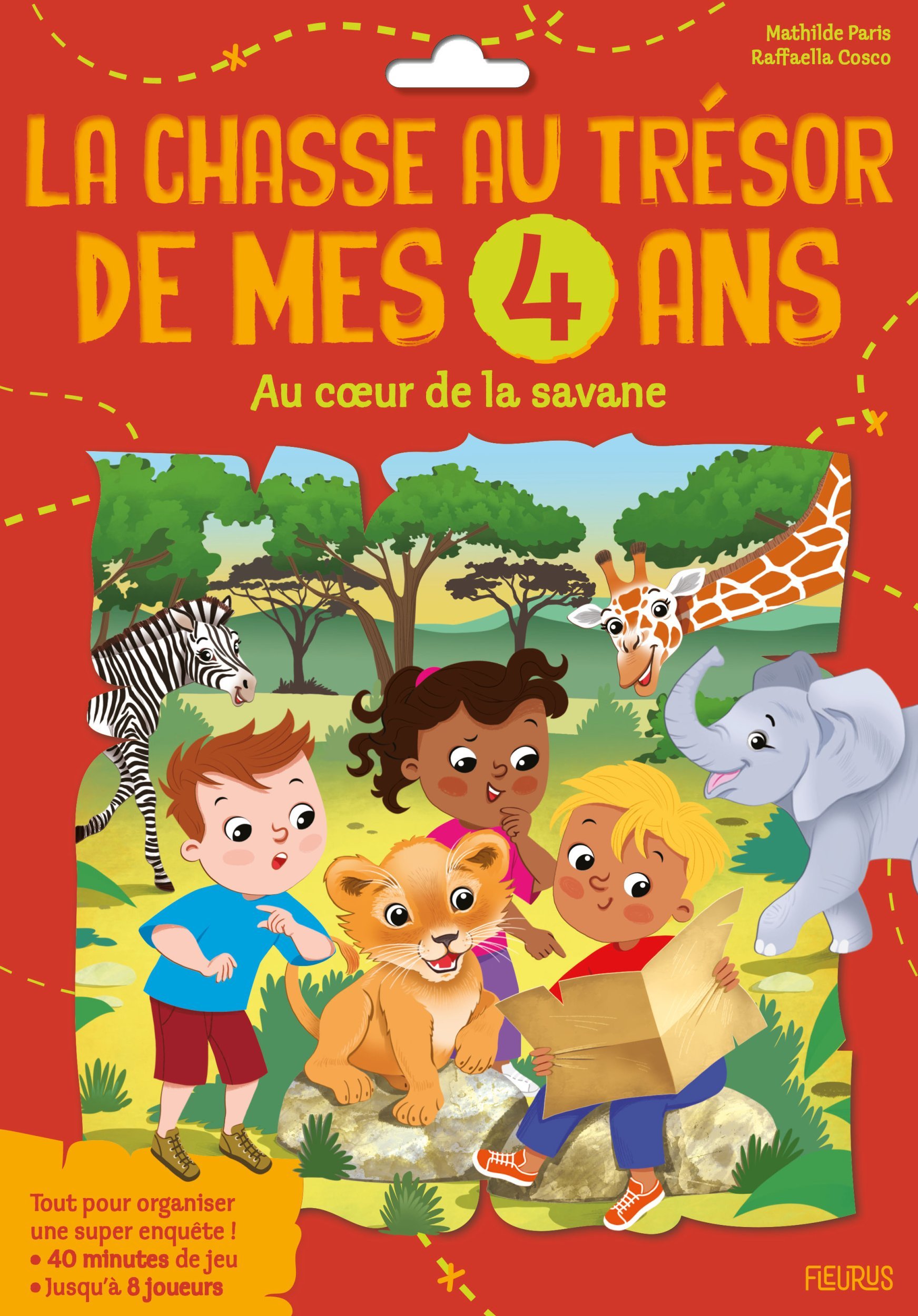 La super chasse au trésor de mes 4 ans - Au coeur de la savane (Coffret)