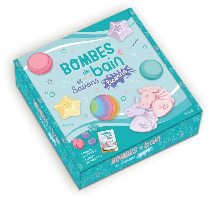 Bombes de bain et savons licorne (Coffret)