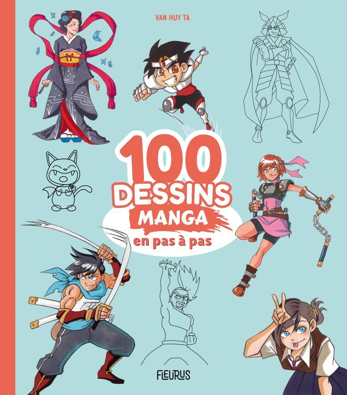 100 dessins manga en pas à pas (Broché)