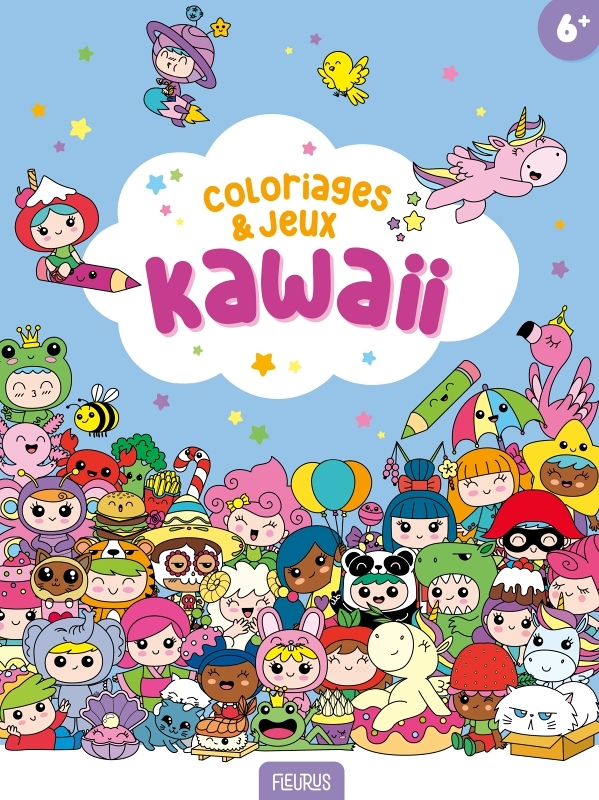 Coloriages et jeux kawaii (Broché)