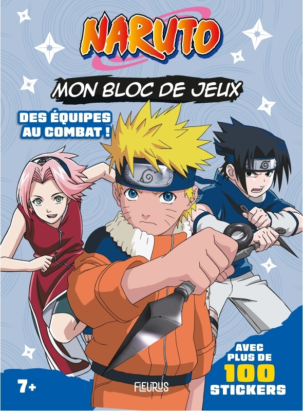 Mon bloc de jeux Naruto (+ stickers) - Des équipes au combat ! (Broché)