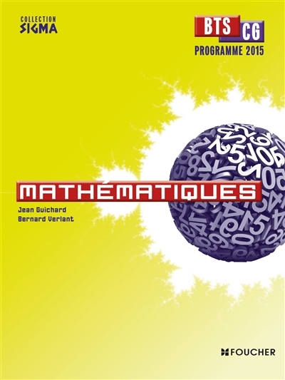 Sigma Mathématiques BTS CG Programme 2015 (Broché)