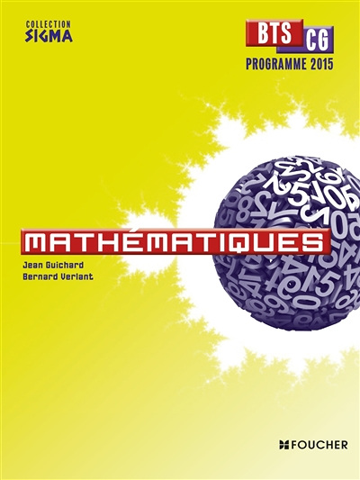 Sigma Mathématiques BTS CG Programme 2015 (Broché)
