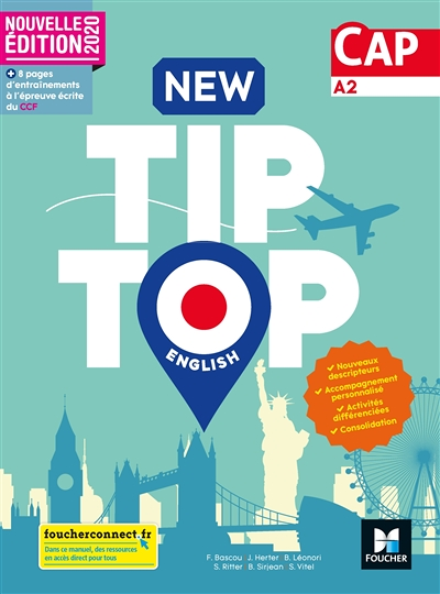 New Tip Top ENGLISH CAP - Ed. 2020 - Livre élève (Broché)