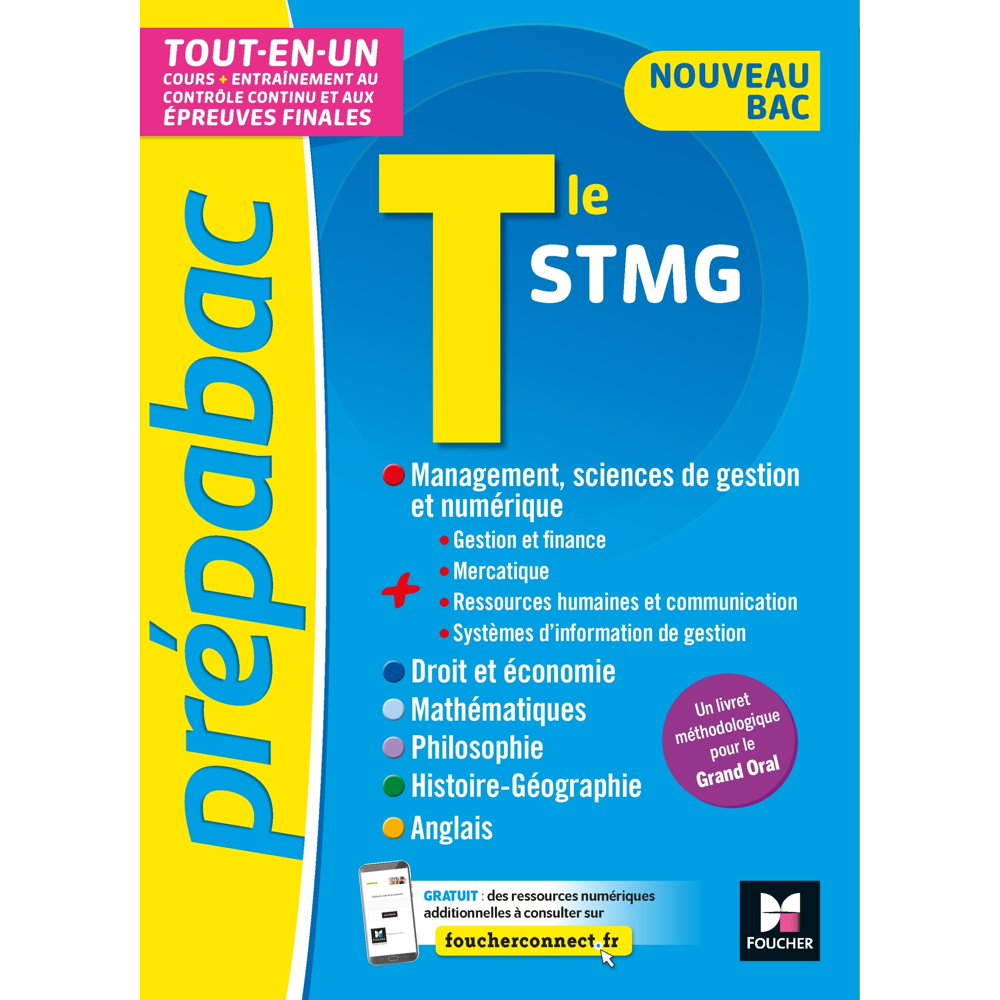 PREPABAC - Toute la terminale STMG - Bac 2023 - Contrôle continu et épreuves finales - Révision (Bro