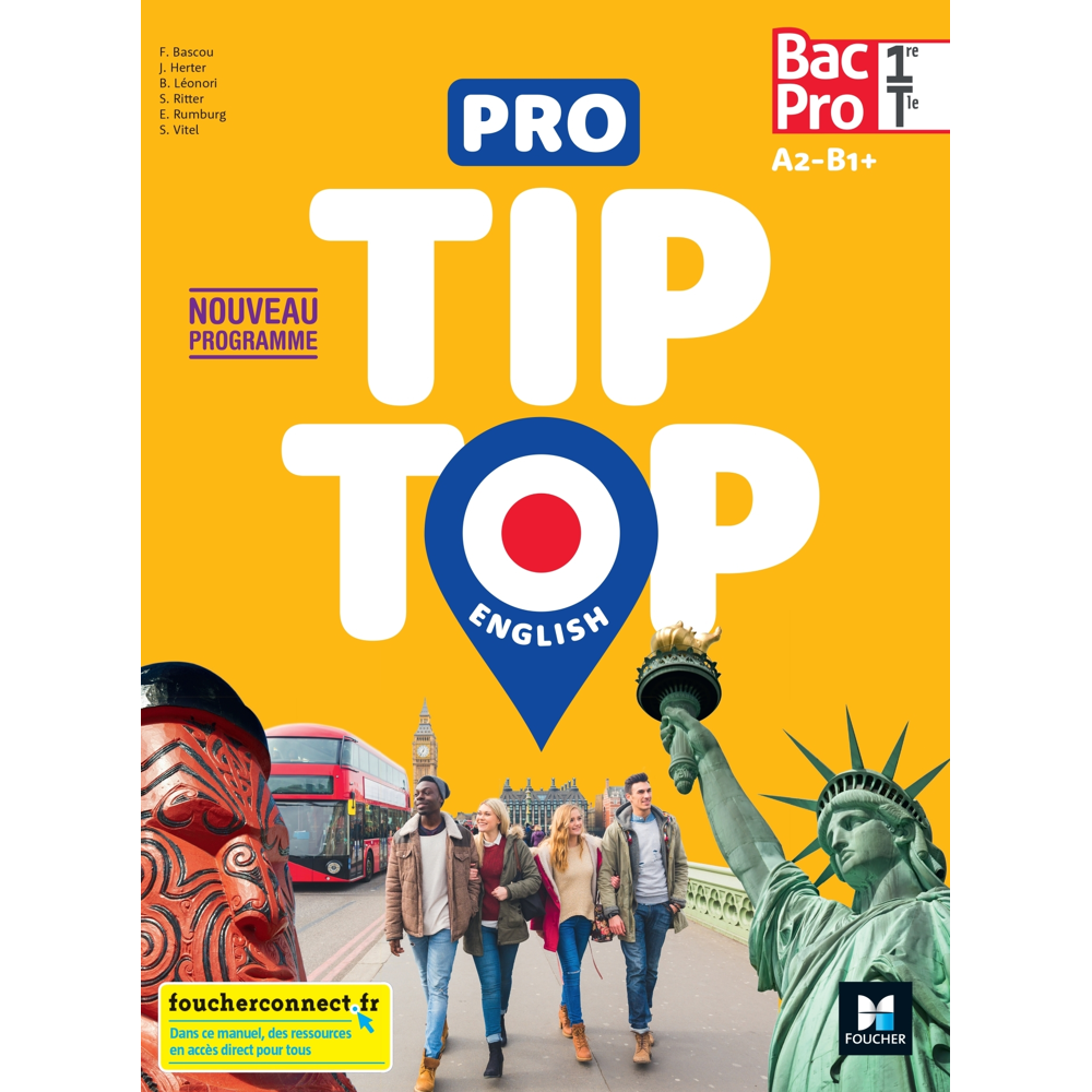 PRO TIP TOP ENGLISH 1re-Tle Bac Pro - Ed. 2020 - Livre élève (Broché)