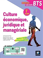 Nouveaux Parcours - Culture économique juridique et managériale (CEJM) BTS 1re année - Éd 2022 (Broc
