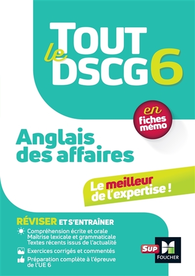 Tout le DSCG 6 - Anglais des affaires (Broché)