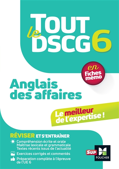 Tout le DSCG 6 - Anglais des affaires (Broché)