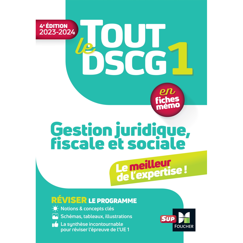 Tout le DSCG 1 - Gestion juridique fiscale et sociale - Révision (Broché)