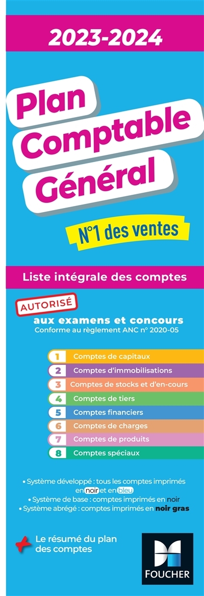 Plan comptable général - PCG - 2023-2024 (Broché)