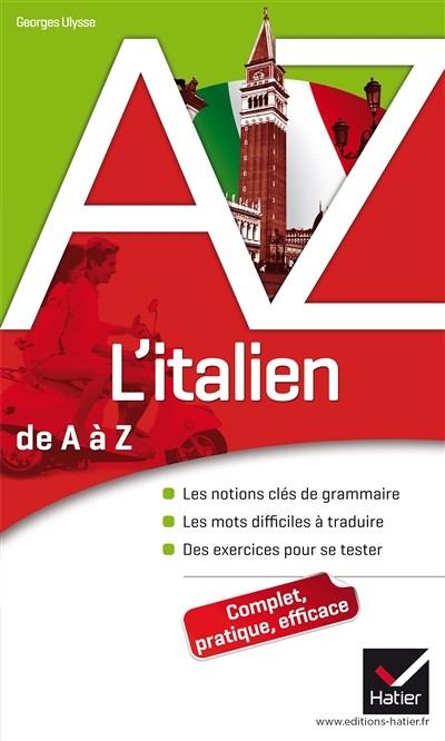 L'italien de A à Z - Grammaire, conjugaison et difficultés (Broché)