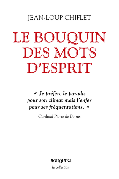 Le Bouquin des mots d'esprit (Grand format)