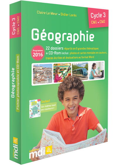 MDI Géographie - Fichier cycle 3 CM1 CM2 (Broché)