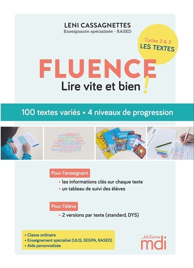Fluence - 100 textes pour lire vite et bien ! (Relié)