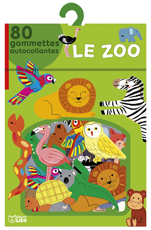 Le zoo : 80 gommettes autocollantes (Jeunesse)
