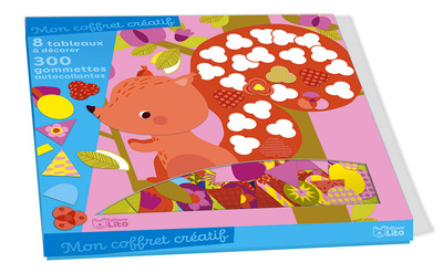 Le jardin : 8 tableaux à décorer, 300 gommettes autocollantes (Coffret)