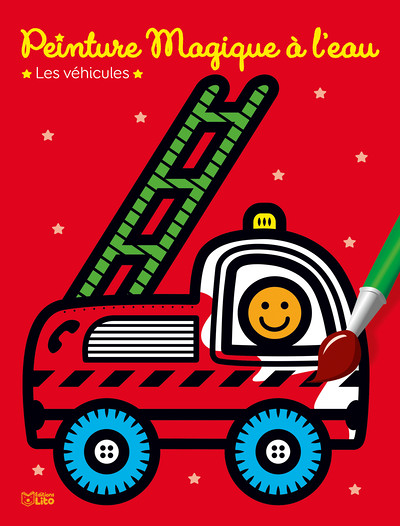 Les véhicules : peinture magique à l'eau (Jeunesse)