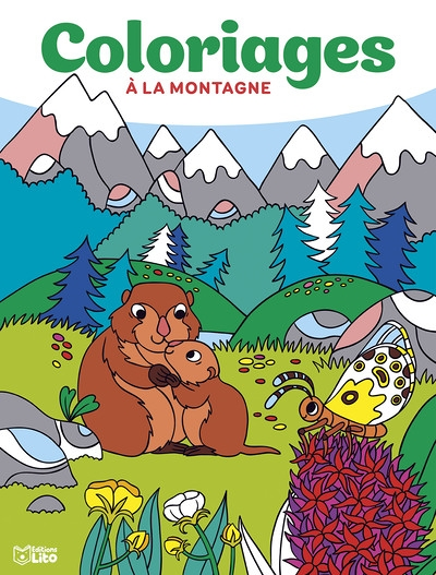 A la montagne : coloriages (Jeunesse)