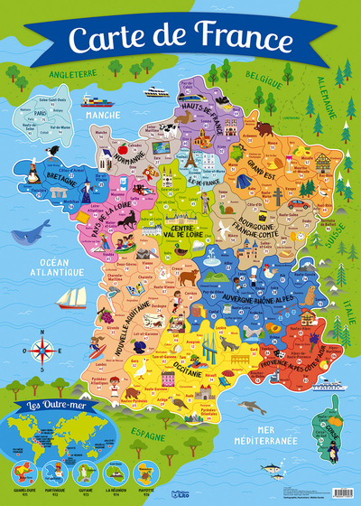Carte de France (Broché)