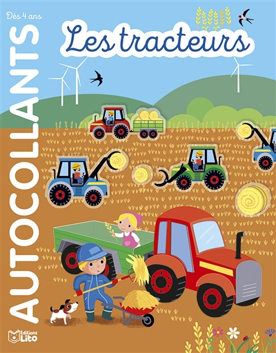 Les tracteurs : autocollants (Jeunesse)