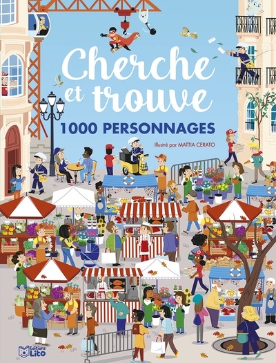 Cherche et trouve : 1.000 personnages : couverture bleue (Jeunesse)