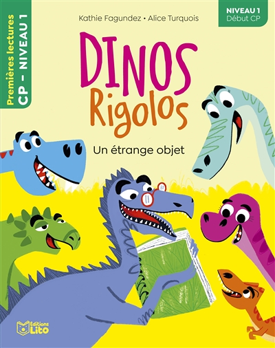 Dinos rigolos : Un étrange objet : niveau 1, début CP (Broché)